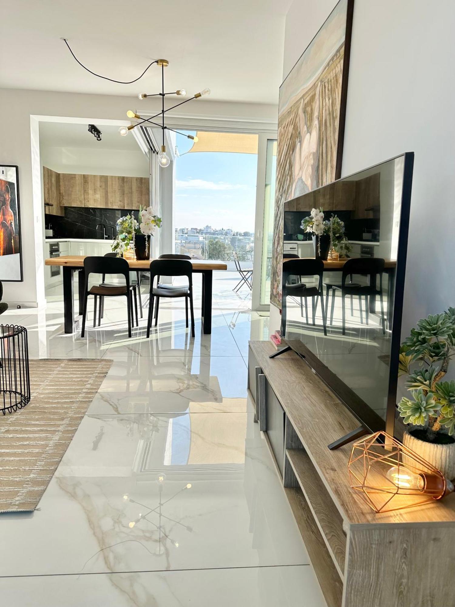 Luxury City Penthouse-Panoramic View-Near Unic Nicosia Eksteriør billede
